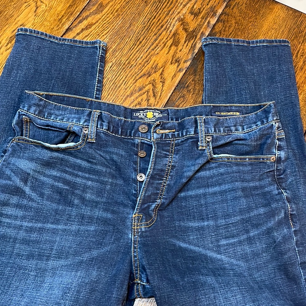 Lucky Brand 121 Heritage Slim 38x32
